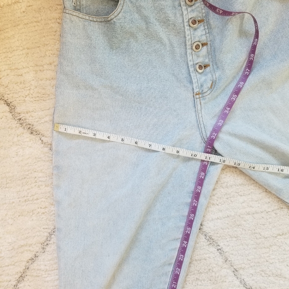 Vintage B.W.B light wash high waist denim Jeans - Picture 3 of 10